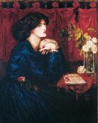 Dante Gabriel Rossetti Jane Morris oil on canvas